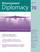 Disarmament Diplomacy No. 70, Cover design by Paul Aston