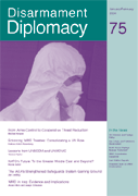 Disarmament Diplomacy No. 75, Cover design by Paul Aston