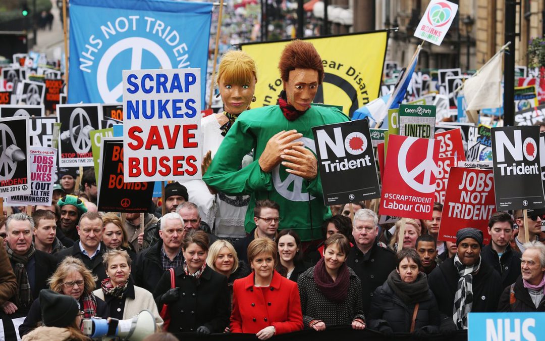 Trident rally is Britain’s biggest anti-nuclear march in a generation