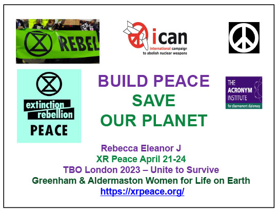 Build Peace, Save Our Planet